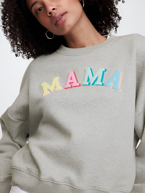 Женский свитшот GAP на флисе 1159848777 (Серый S)