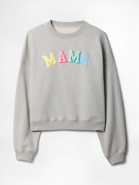 Женский свитшот GAP на флисе 1159848777 (Серый S)