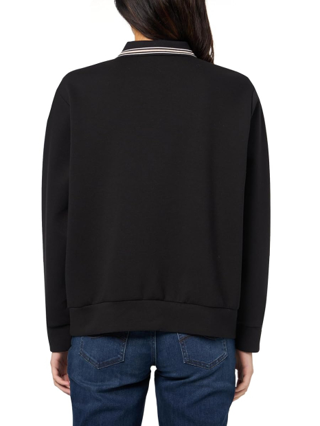 Женский свитшот-поло Guess с логотипом 1159849710 (Черный XL)