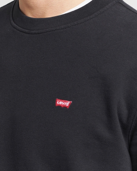 Чоловічий світшот Levi's на флісі 1159850375 (Чорний M)