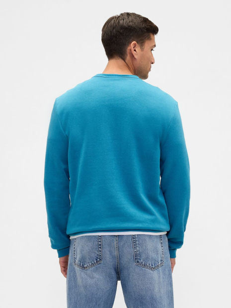 Світшот чоловічий GAP на флісі 1159850734 (Бірюзовий XXL)