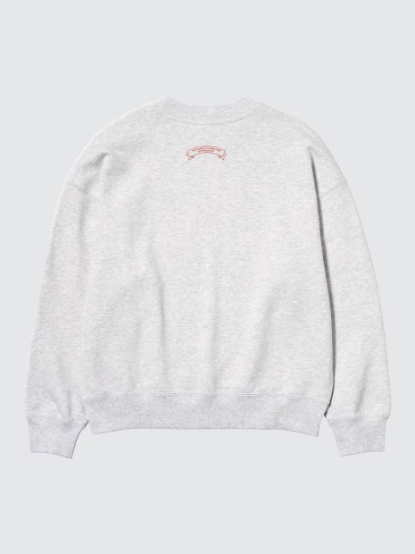 Свитшот Sanrio UNIQLO Patty & Jimmy с принтом 1159851335 (Серый XL)