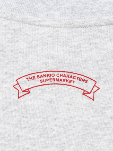 Свитшот Sanrio UNIQLO Patty & Jimmy с принтом 1159851335 (Серый XL)