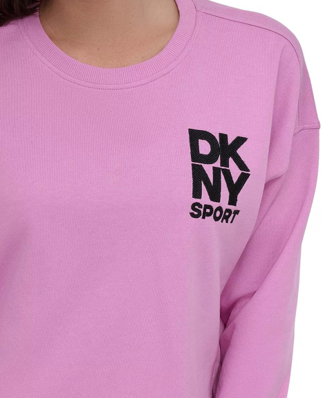 Жіночий світшот DKNY на флісі 1159851647 (рожевий M)