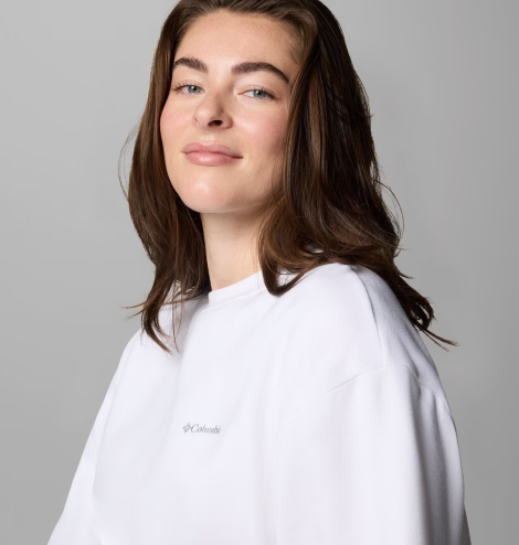 Женский свитшот Columbia на флисе 1159852536 (Белый 2X)