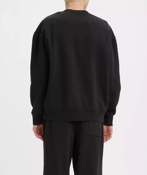 Чоловічий світшот Levi's на флісі 1159853313 (Чорний XXL)