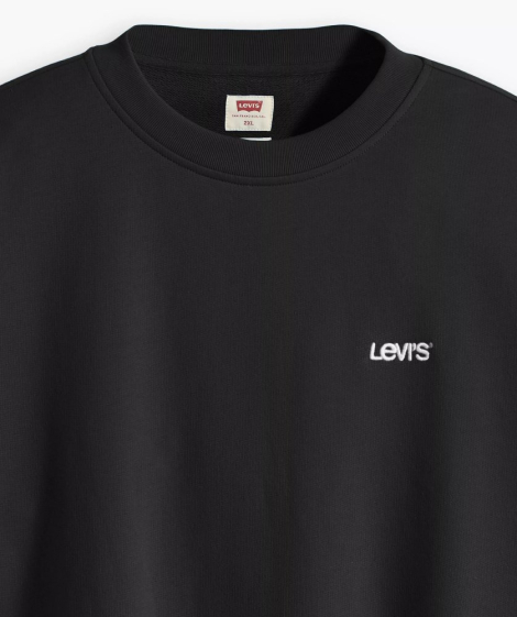 Чоловічий світшот Levi's на флісі 1159853313 (Чорний XXL)