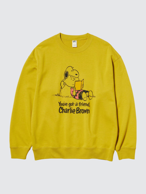 Світшот UNIQLO Peanuts 1159854040 (Жовтий 3XL)