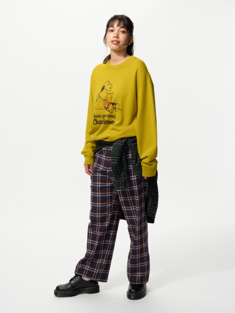 Світшот UNIQLO Peanuts 1159854040 (Жовтий 3XL)