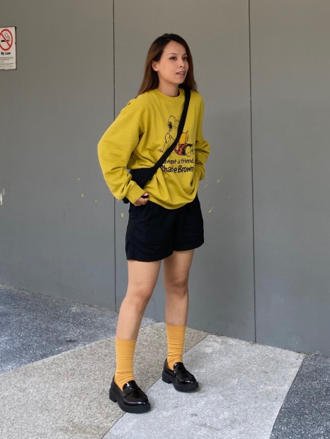 Світшот UNIQLO Peanuts 1159854040 (Жовтий 3XL)