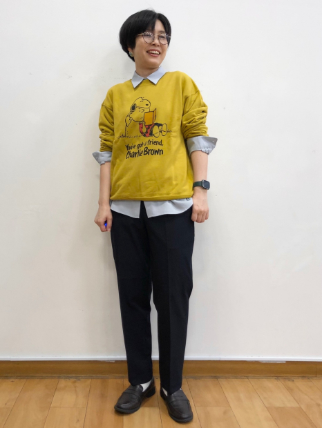 Світшот UNIQLO Peanuts 1159854040 (Жовтий 3XL)