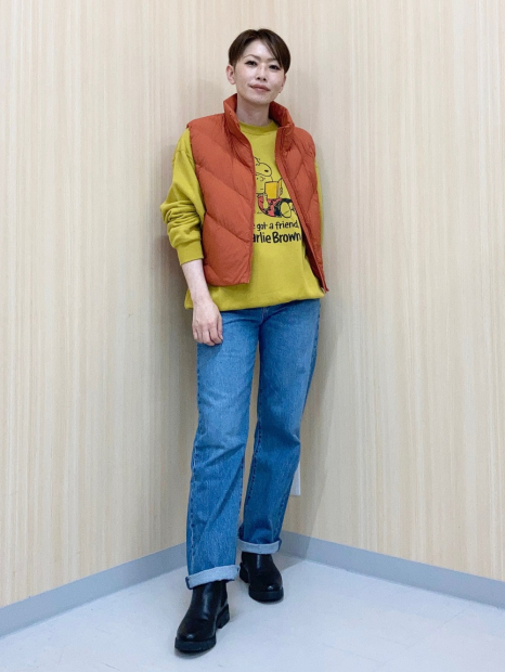 Світшот UNIQLO Peanuts 1159854040 (Жовтий 3XL)