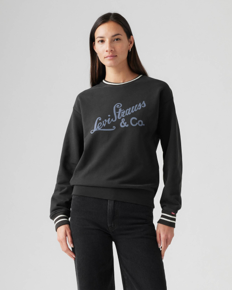 Свитшот женский Levi's с логотипом 1159856912 (Серый XS)