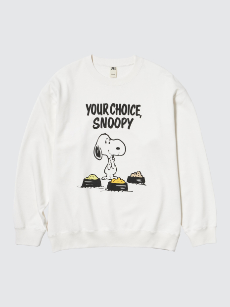 Світшот UNIQLO Peanuts 1159857348 (Білий 3XL)