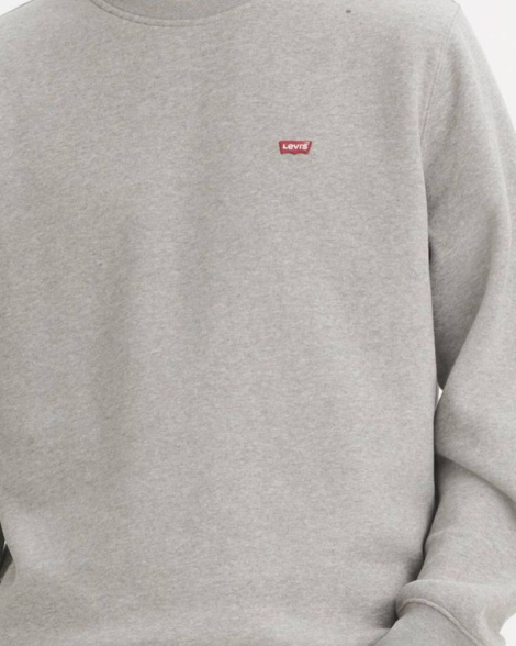 Свитшот Levi's на флисе 1159857761 (Серый XXL)