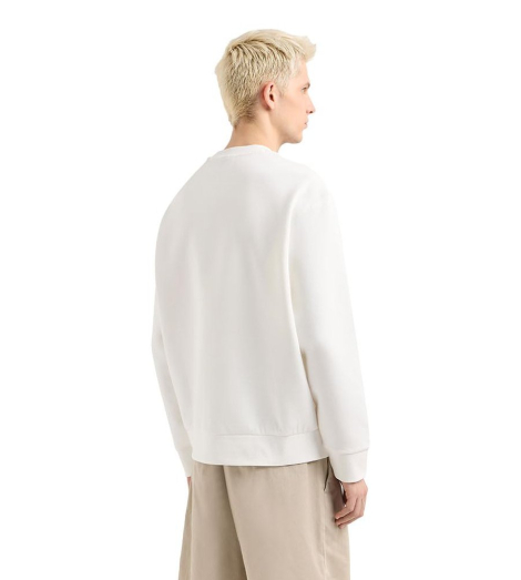 Чоловічий світшот Armani Exchange з вишивкою 1159858797 (Білий XXL)