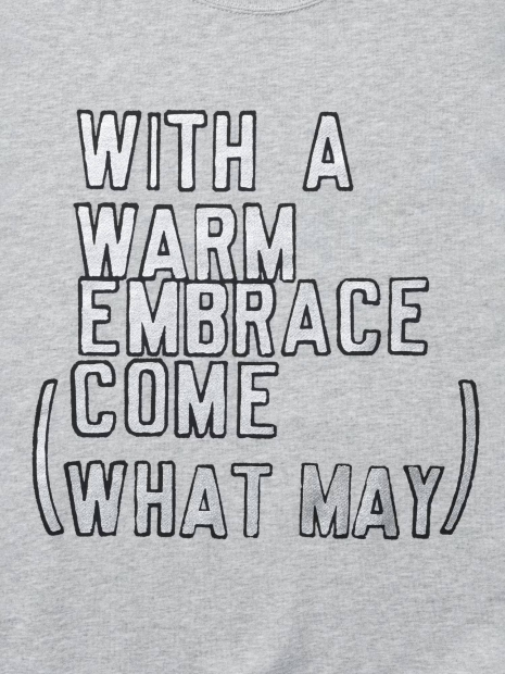 Свитшот MoMA UNIQLO с принтом 1159858951 (Серый M)