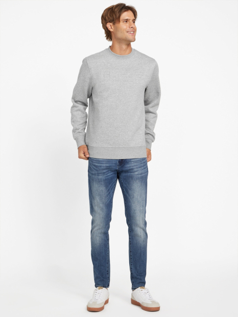 Чоловічий світшот на флісі GUESS 1159859028 (Сірий L)