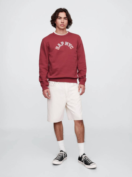 Чоловічий світшот GAP на флісі 1159859130 (Бордовий XL)