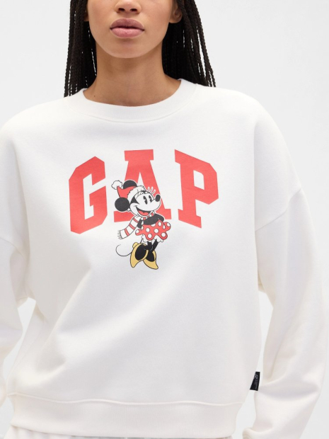 Світшот на флісі GAP з логотипом 1159859540 (Білий XL)