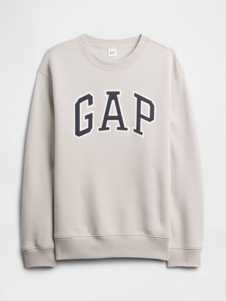 Світшот на флісі GAP з логотипом 1159859816 (Сірий XL)