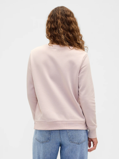 Свитшот женский на флисе GAP с логотипом 1159860157 (Розовый XL)