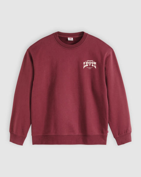 Світшот Levi's на флісі 1159860490 (Бордовий L)