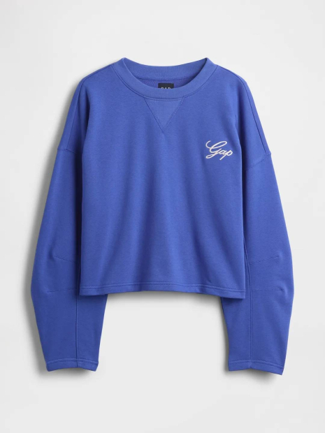 Свитшот женский GAP с логотипом 1159861692 (Синий XL)
