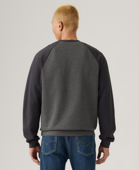 Чоловічий світшот на флісі Levi's 1159862440 (Сірий M)
