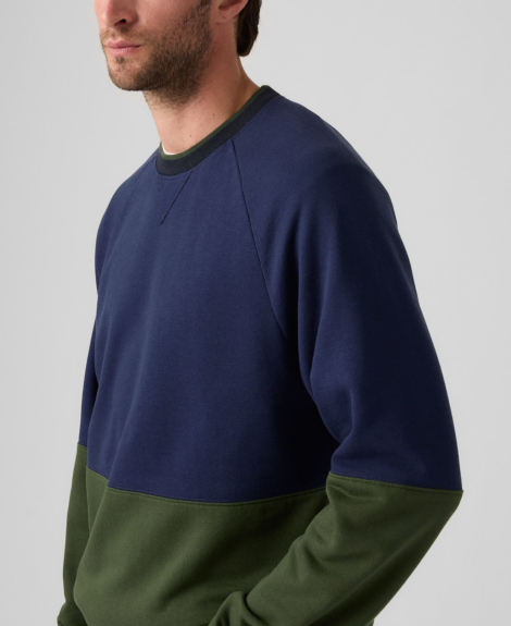 Чоловічий світшот на флісі Levi's 1159862735 (Синій/Зелений L)