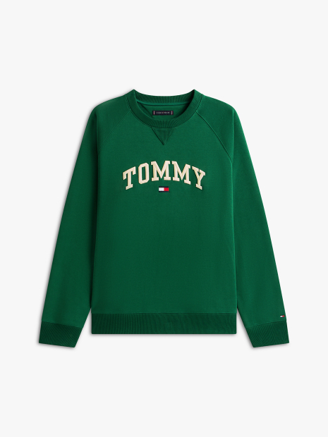 Мужской свитшот Tommy Hilfiger на флисе 1159862927 (Зеленый XXL)