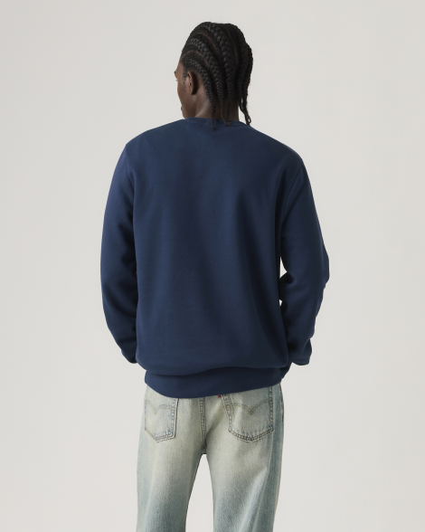 Свитшот с принтом Levi's на флисе 1159864024 (Синий M)