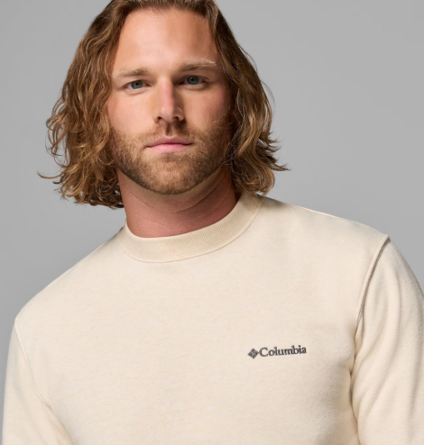 Мужской свитшот Columbia на флисе 1159864209 (Молочный M)