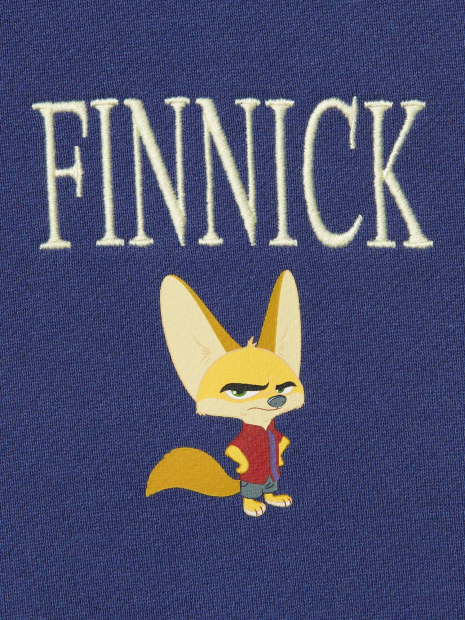 Свитшот UNIQLO с принтом Zootopia 1159864631 (Синий S)