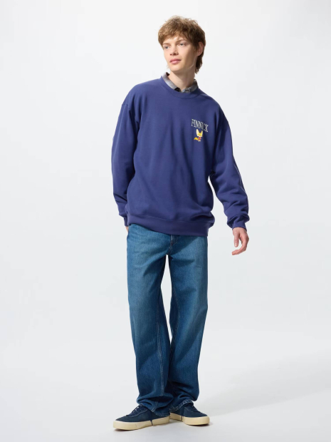Свитшот UNIQLO с принтом Zootopia 1159864631 (Синий S)