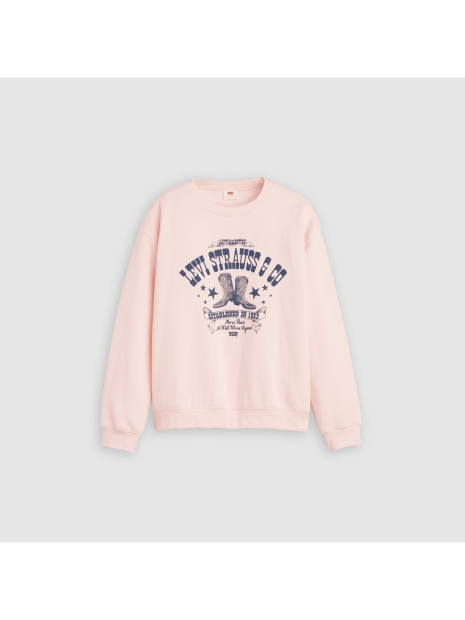 Світшот жіночий Levi's на флісі 1159865459 (Рожевий S)