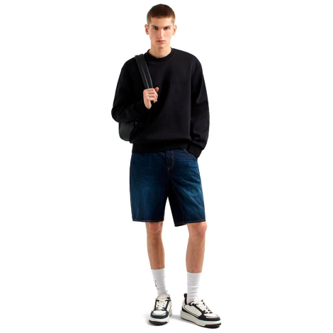 Мужской свитшот Armani Exchange с логотипом 1159865578 (Черный L)