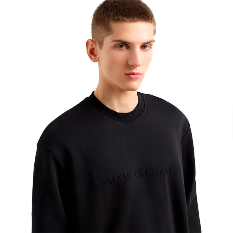 Мужской свитшот Armani Exchange с логотипом 1159865578 (Черный L)
