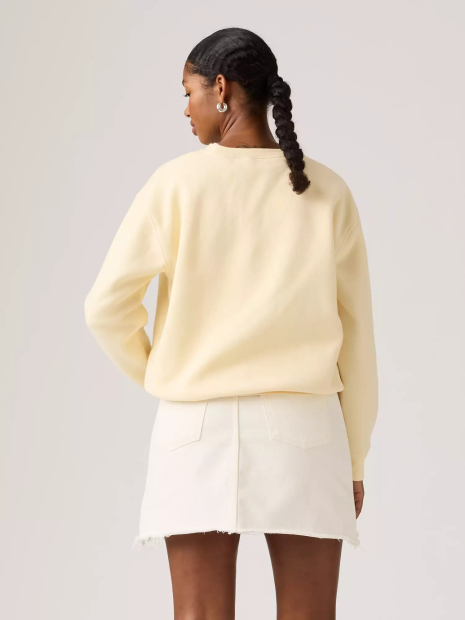 Свитшот женский Levi's на флисе 1159869304 (Молочный L)