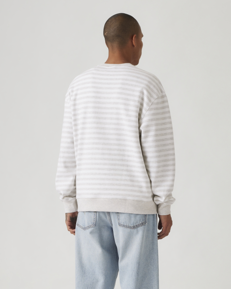 Свитшот Levi's на флисе 1159882434 (Белый/Серый XL)