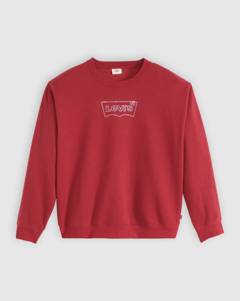 Свитшот женский Levi's логотип из страз 1159967508 (Красный S)