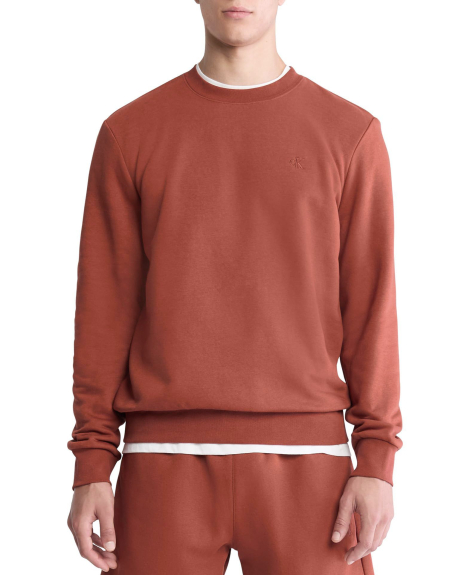 Чоловічий світшот Calvin Klein на флісі 1160097350 (Коричневий XL)