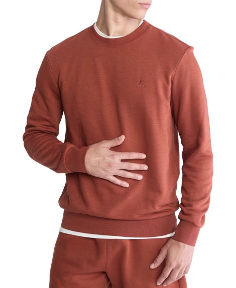 Чоловічий світшот Calvin Klein на флісі 1160097350 (Коричневий XL)