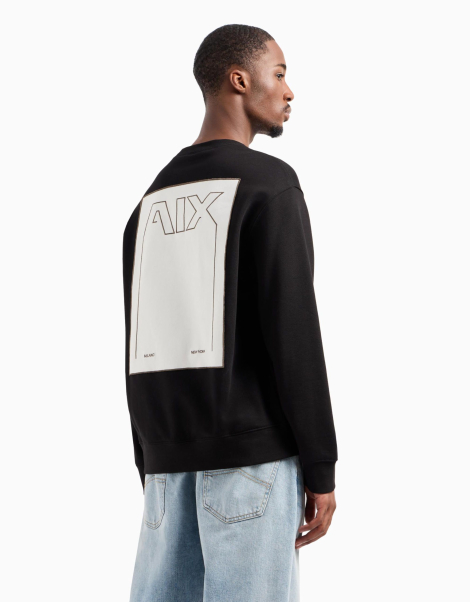 Чоловічий світшот Armani Exchange 1160249467 (Чорний L)