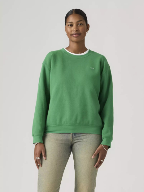 Світшот жіночий Levi's на флісі 1160262473 (Зелений XS)