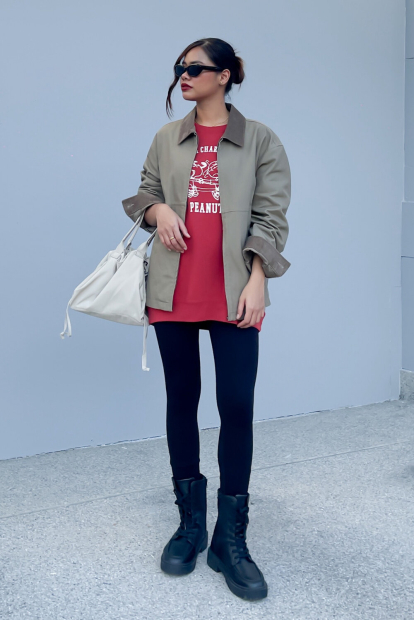 Свитшот UNIQLO с принтом Peanuts 1160358734 (Красный XL)