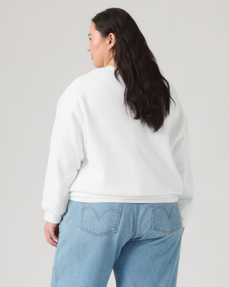 Свитшот женский Levi's с логотипом 1160739250 (Белый 2X)