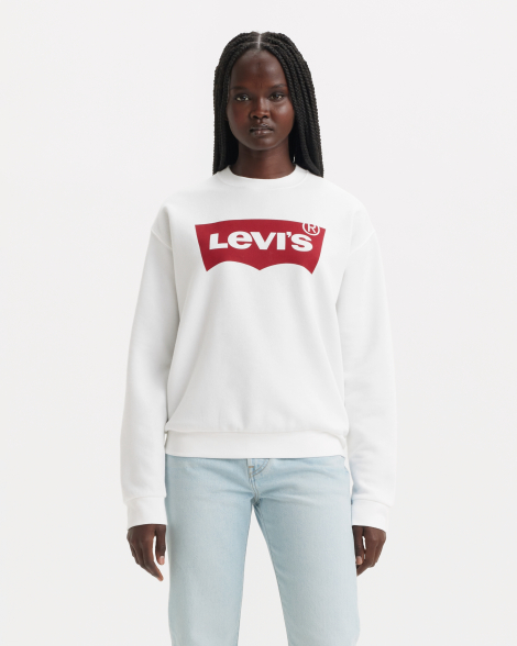 Свитшот женский Levi's с логотипом 1160739250 (Белый 2X)