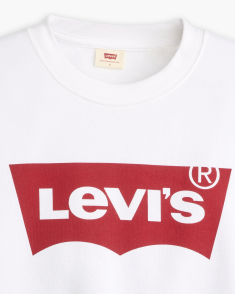 Свитшот женский Levi's с логотипом 1160739250 (Белый 2X)