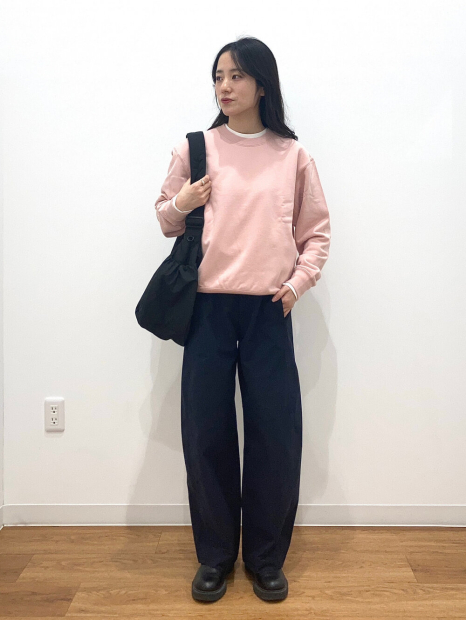 Мужской свитшот UNIQLO 1160845829 (Розовый L)